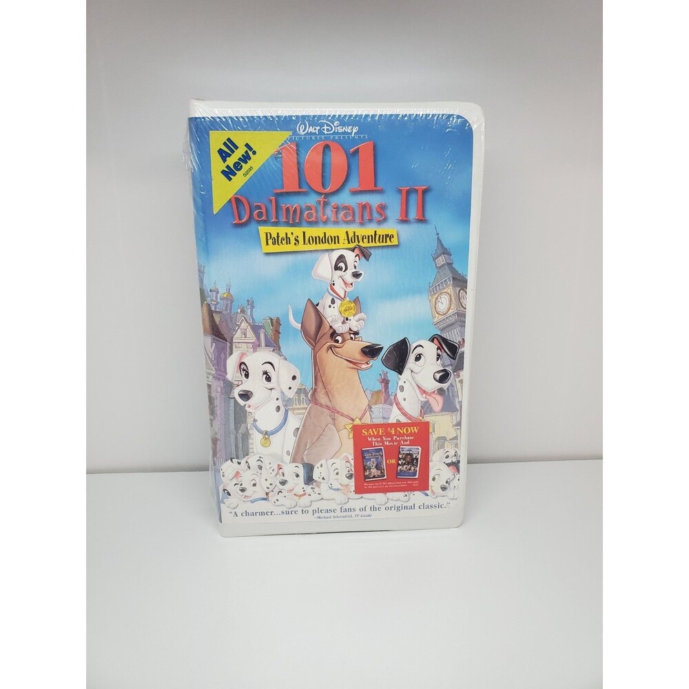 101 DALMATIONS 2 VHS FACTORY SEALED